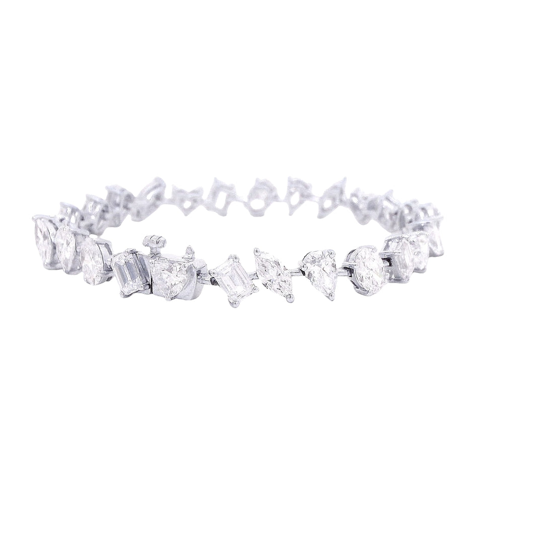 Mixed Shape Diamonds Bracelet