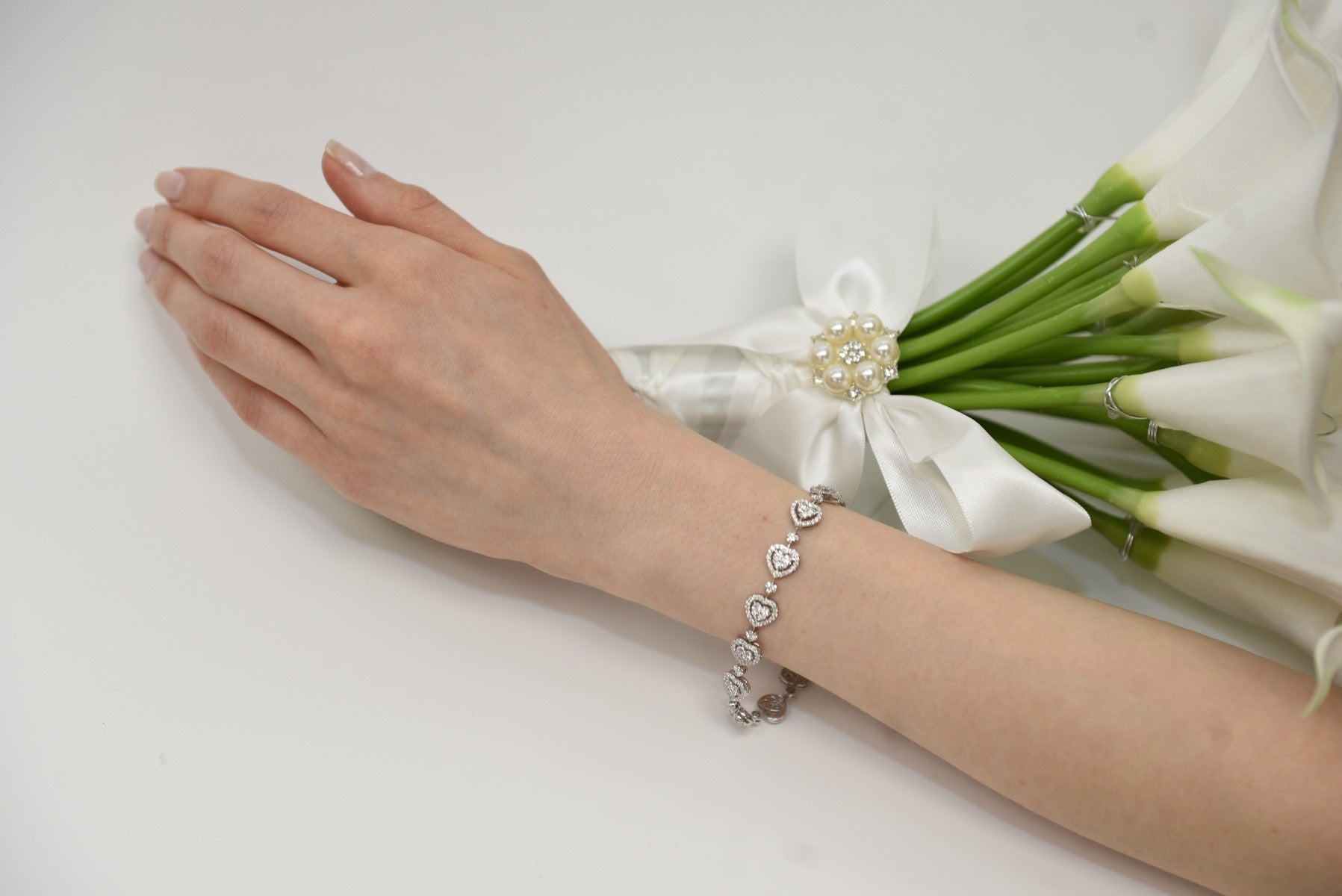 Cluster Heart Bracelet - Elgrissy Diamonds