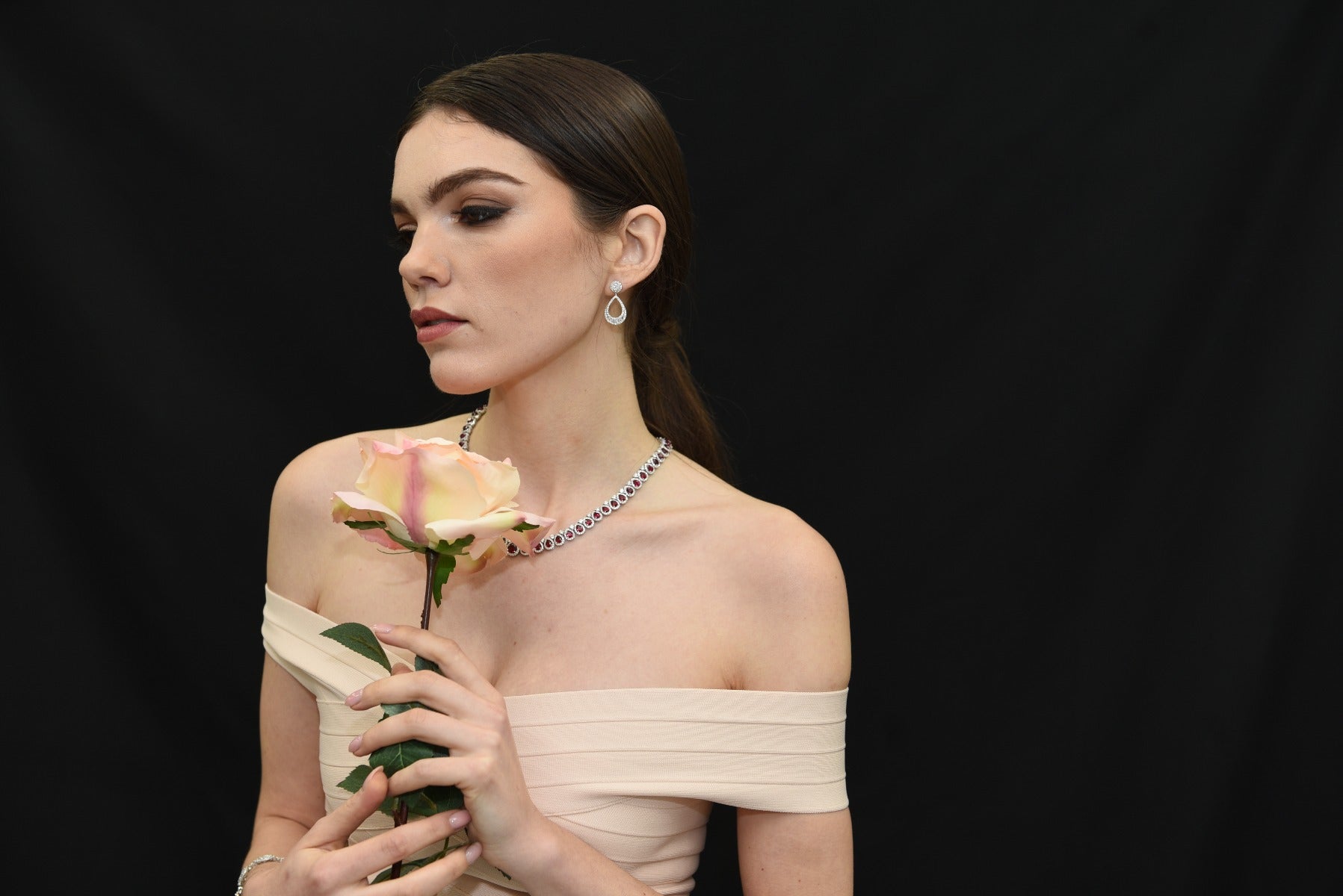 Pavé TearDrop Earrings - Elgrissy Diamonds