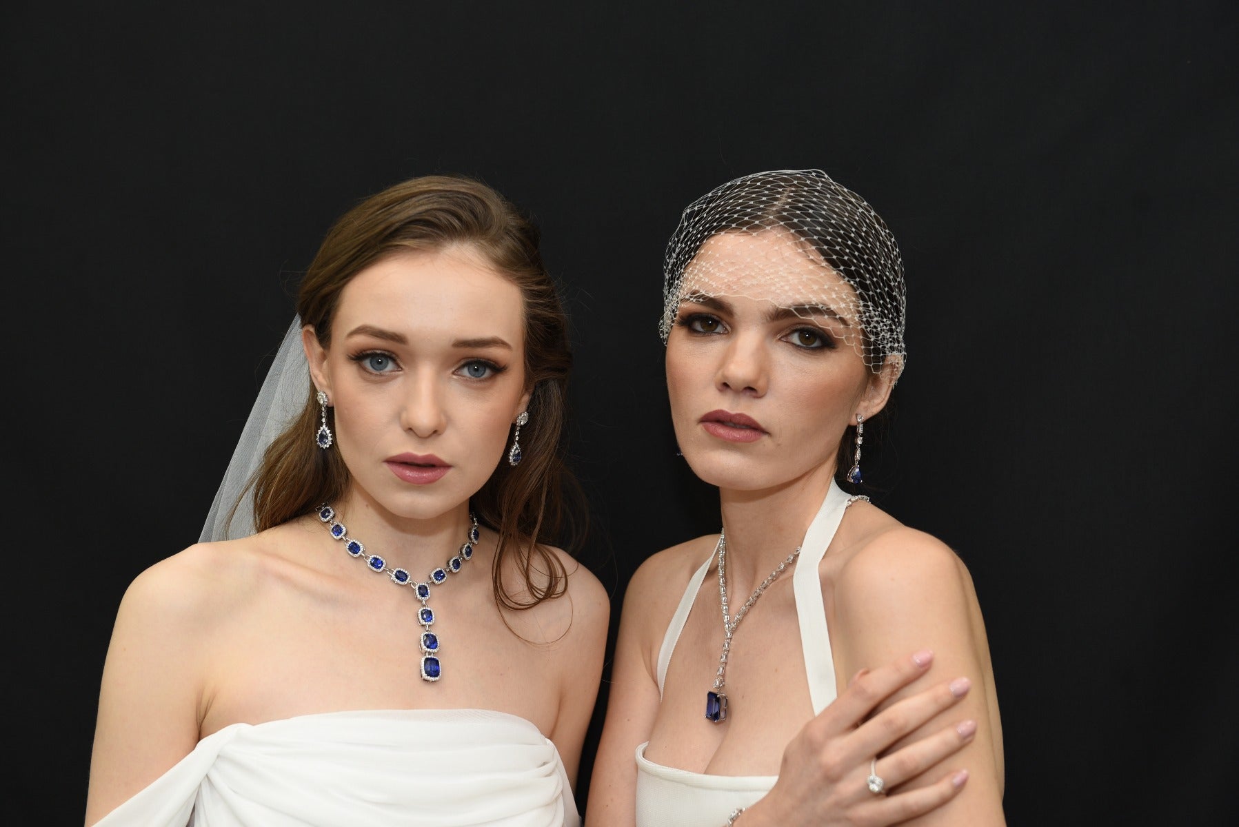 Dazzling Sapphire Diamonds Earrings - Elgrissy Diamonds