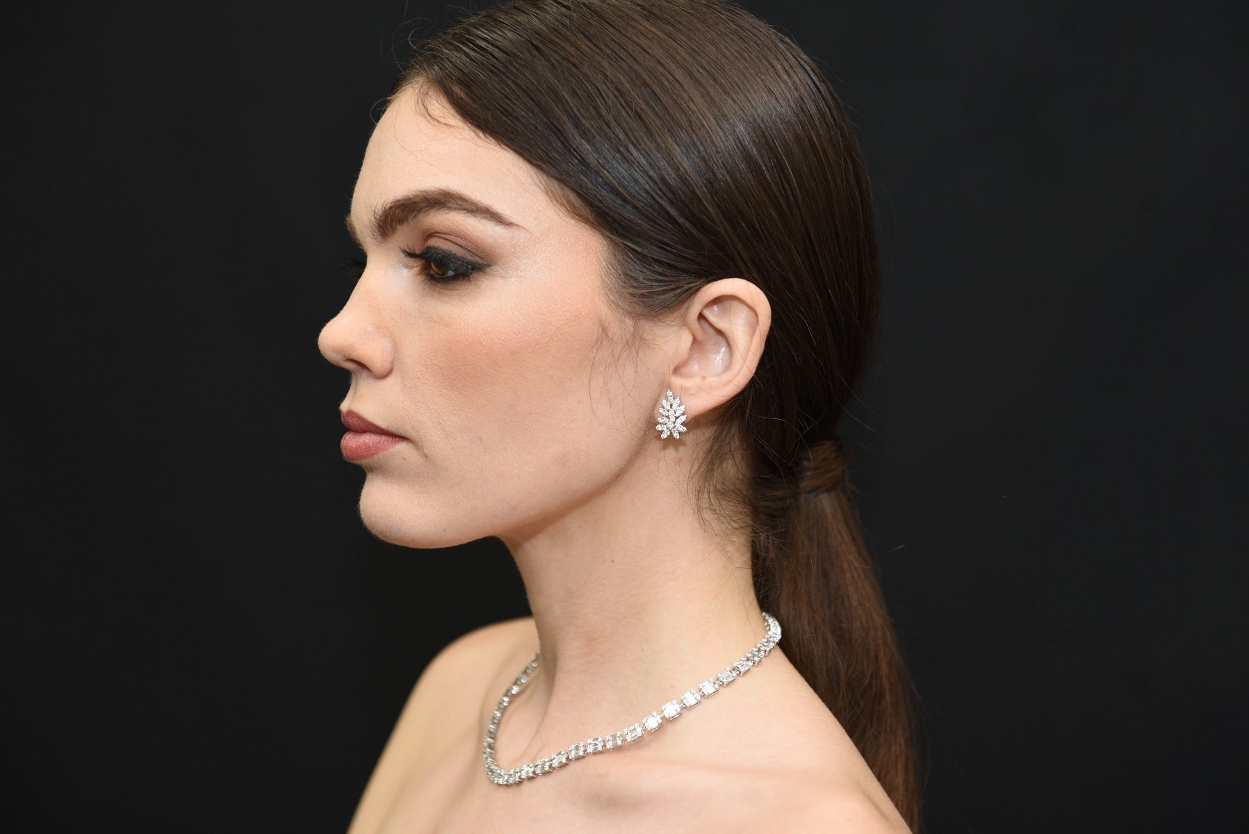 Uptown Flowers Statement Earrings - Elgrissy Diamonds