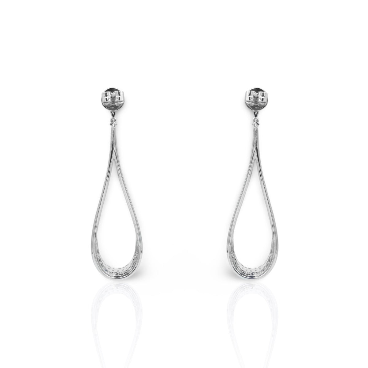Rain Drop Dangling Earrings - Elgrissy Diamonds