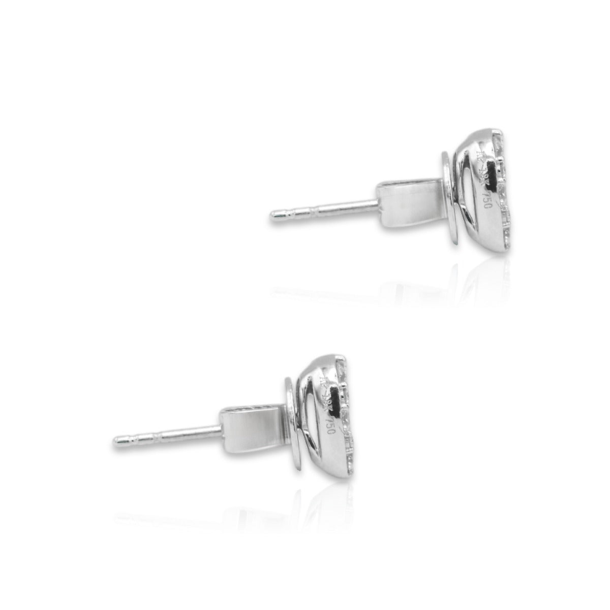 Pear Shaped Illusion Diamond Earrings - Elgrissy Diamonds