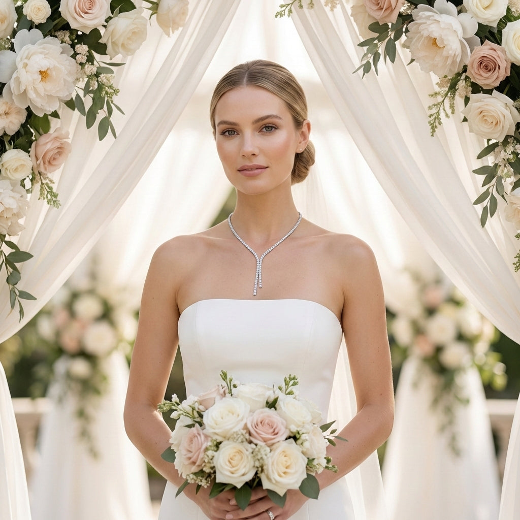 Diamond Lariat Tennis Necklace (8.24 Ct. Tw.) for Rent