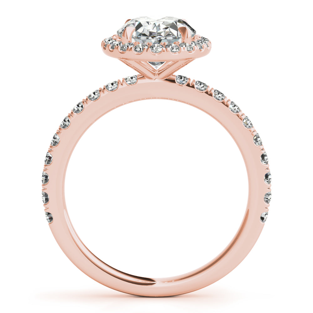 Oval Halo Pavé - Elgrissy Diamonds