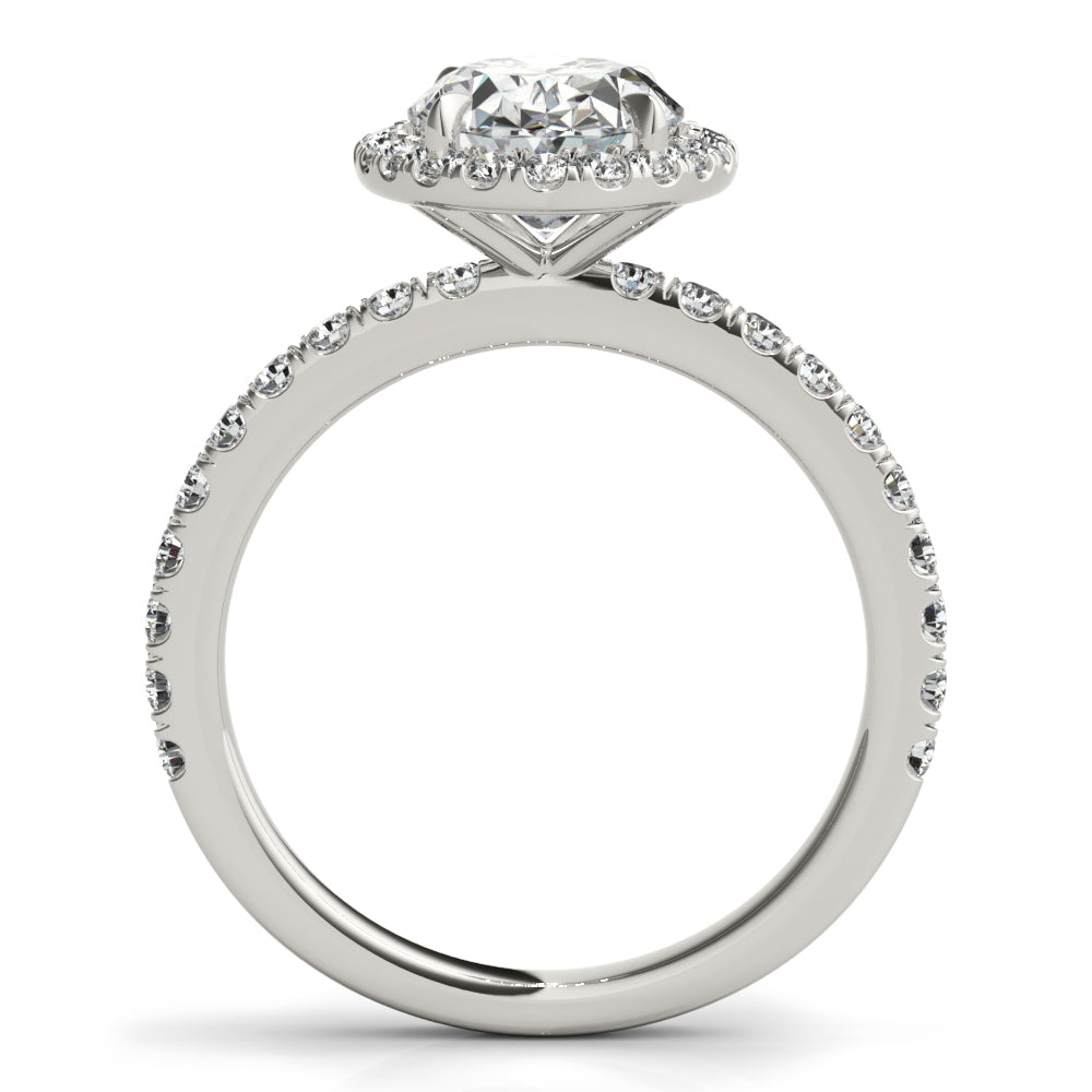 Oval Halo Pavé - Elgrissy Diamonds