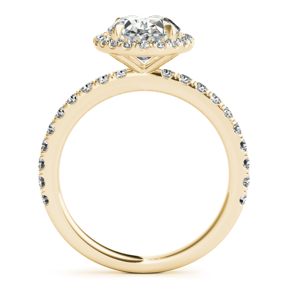 Oval Halo Pavé - Elgrissy Diamonds
