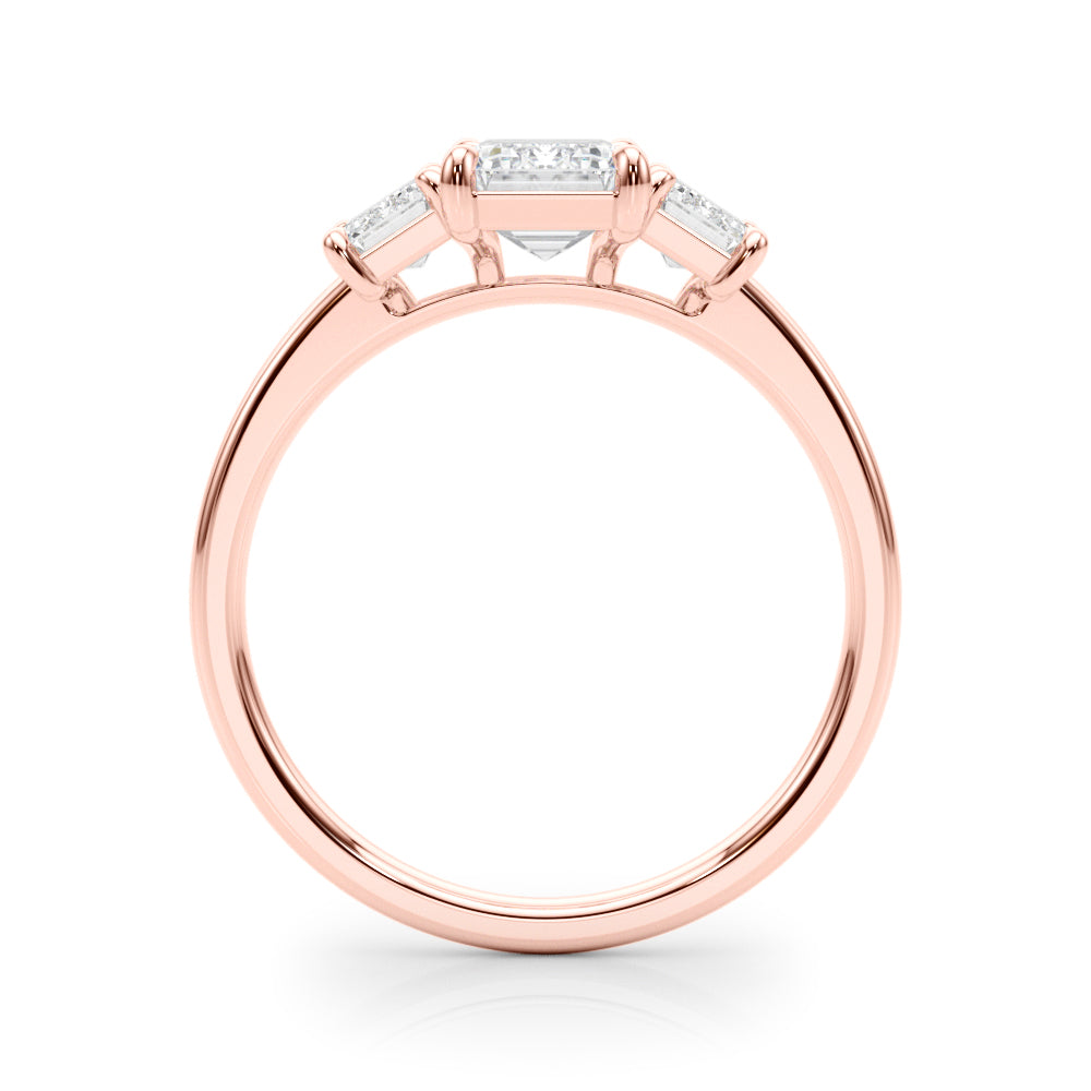 Emerald Three Stones - Elgrissy Diamonds