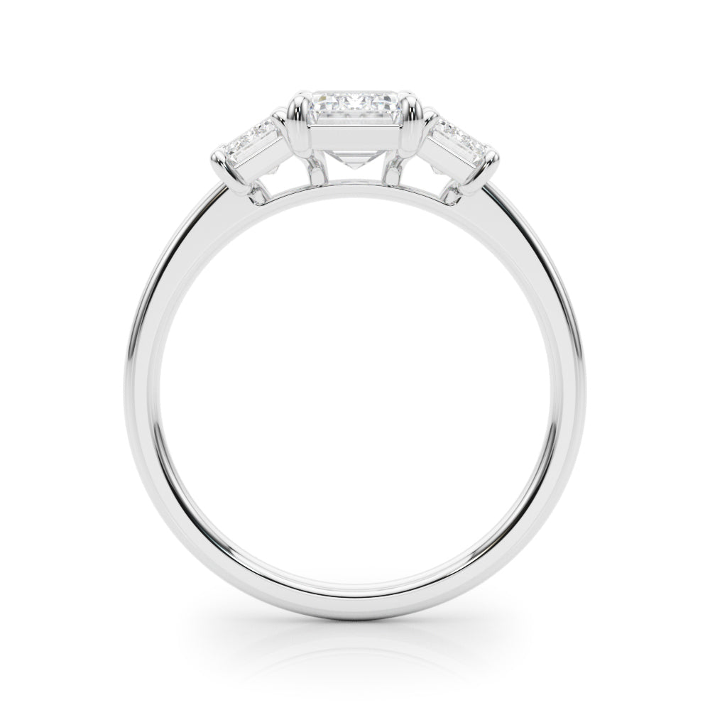 Emerald Three Stones - Elgrissy Diamonds