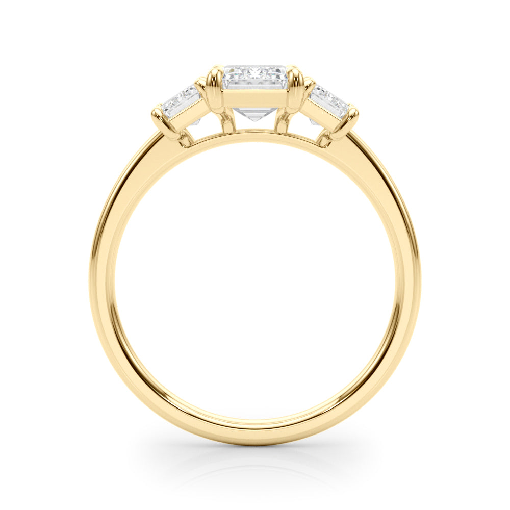 Emerald Three Stones - Elgrissy Diamonds