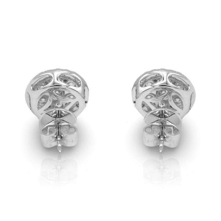 Round Illusion Studs - Elgrissy Diamonds