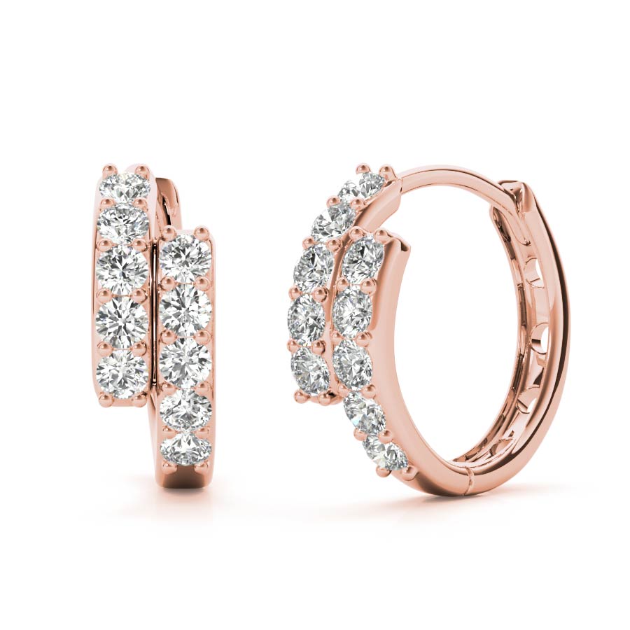 Mini Huggie Earrings - Elgrissy Diamonds