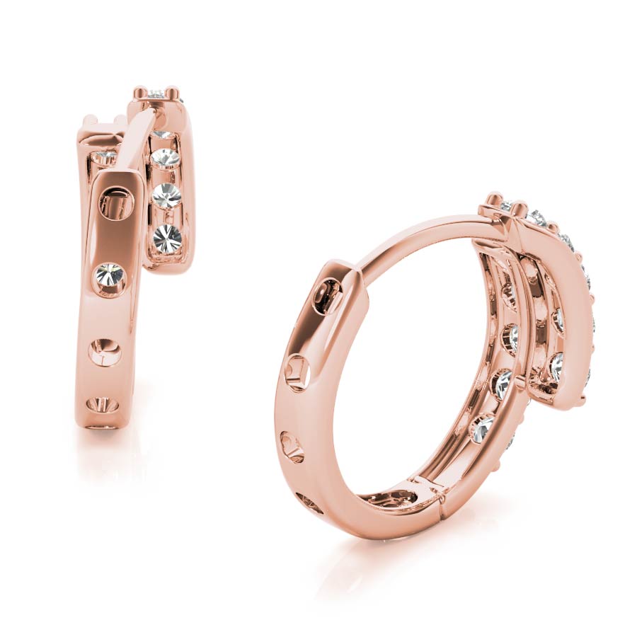 Mini Huggie Earrings - Elgrissy Diamonds
