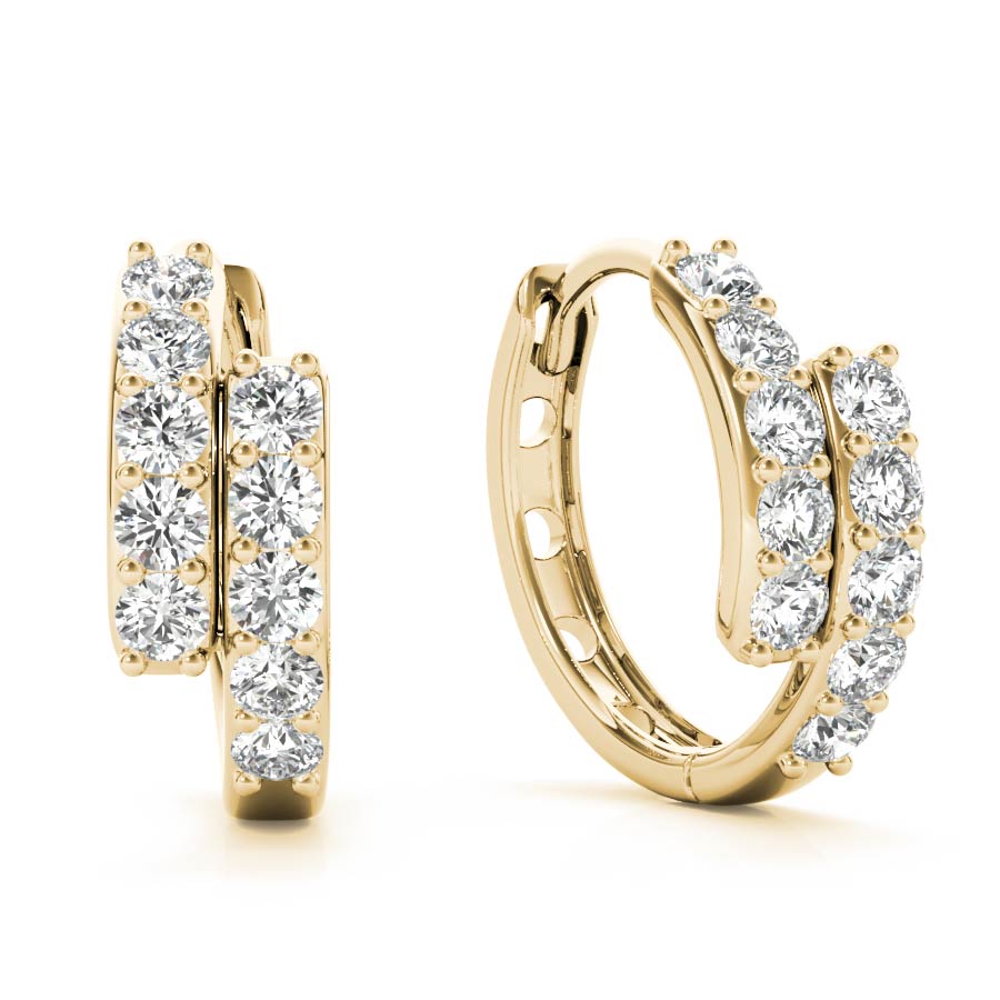 Mini Huggie Earrings - Elgrissy Diamonds