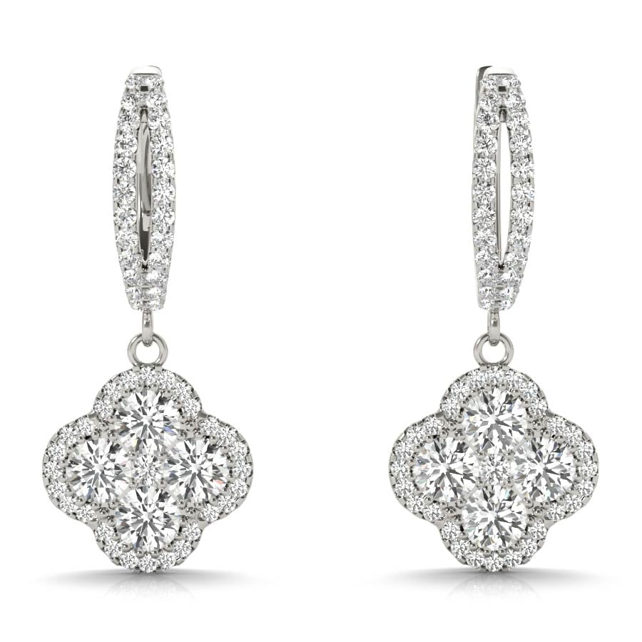 Clover Dangling Earring - Elgrissy Diamonds