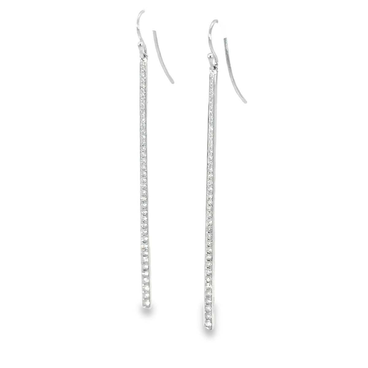 Single Thread Diamonds Earrings - Elgrissy Diamonds