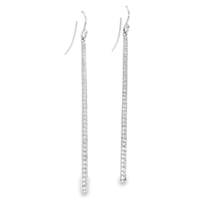 Single Thread Diamonds Earrings - Elgrissy Diamonds