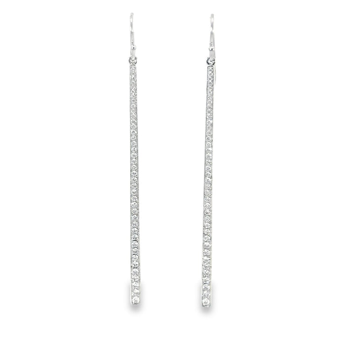 Single Thread Diamonds Earrings - Elgrissy Diamonds