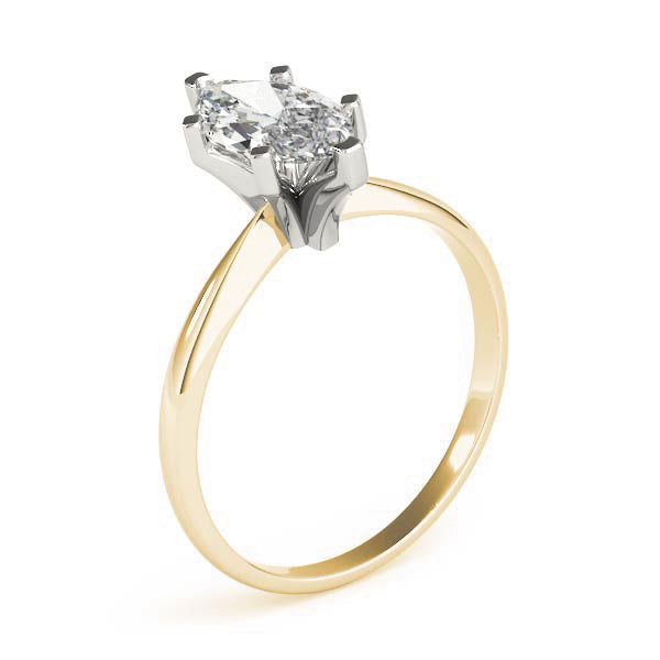 Marquise Solitaire Diamond Engagement Ring - Elgrissy Diamonds