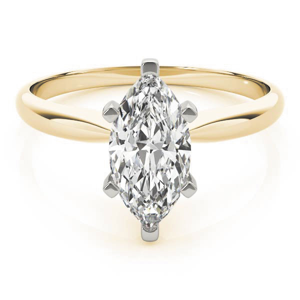 Marquise Solitaire Diamond Engagement Ring - Elgrissy Diamonds