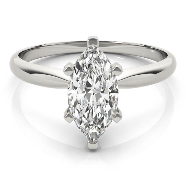 Marquise Solitaire Diamond Engagement Ring - Elgrissy Diamonds