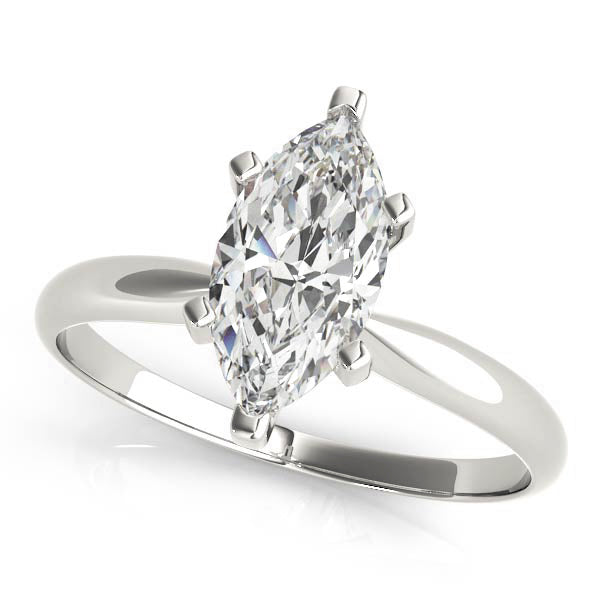 Marquise Solitaire Diamond Engagement Ring - Elgrissy Diamonds