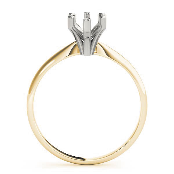 Six Prongs Kinfe Edge Pear Shape Engagement Ring - Elgrissy Diamonds