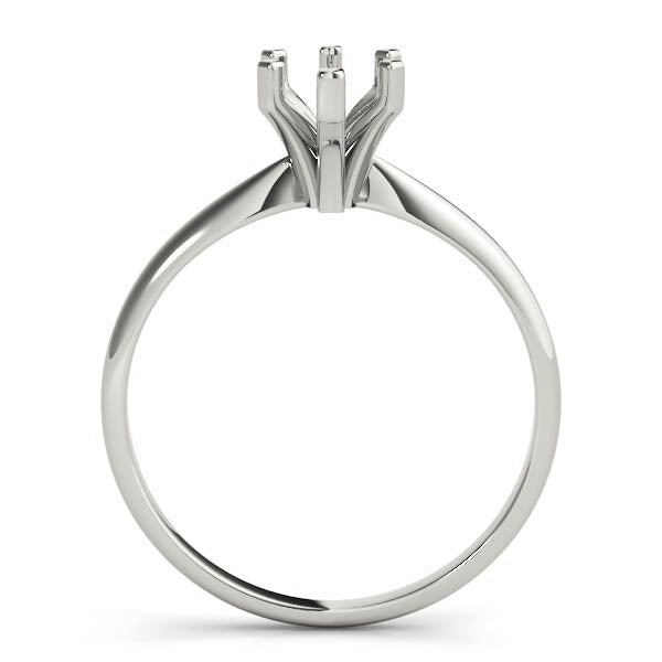 Six Prongs Kinfe Edge Pear Shape Engagement Ring - Elgrissy Diamonds