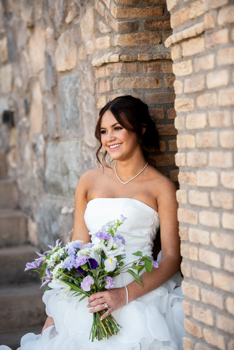 Medium Size Graduated Diamonds Necklace - Elgrissy Diamonds