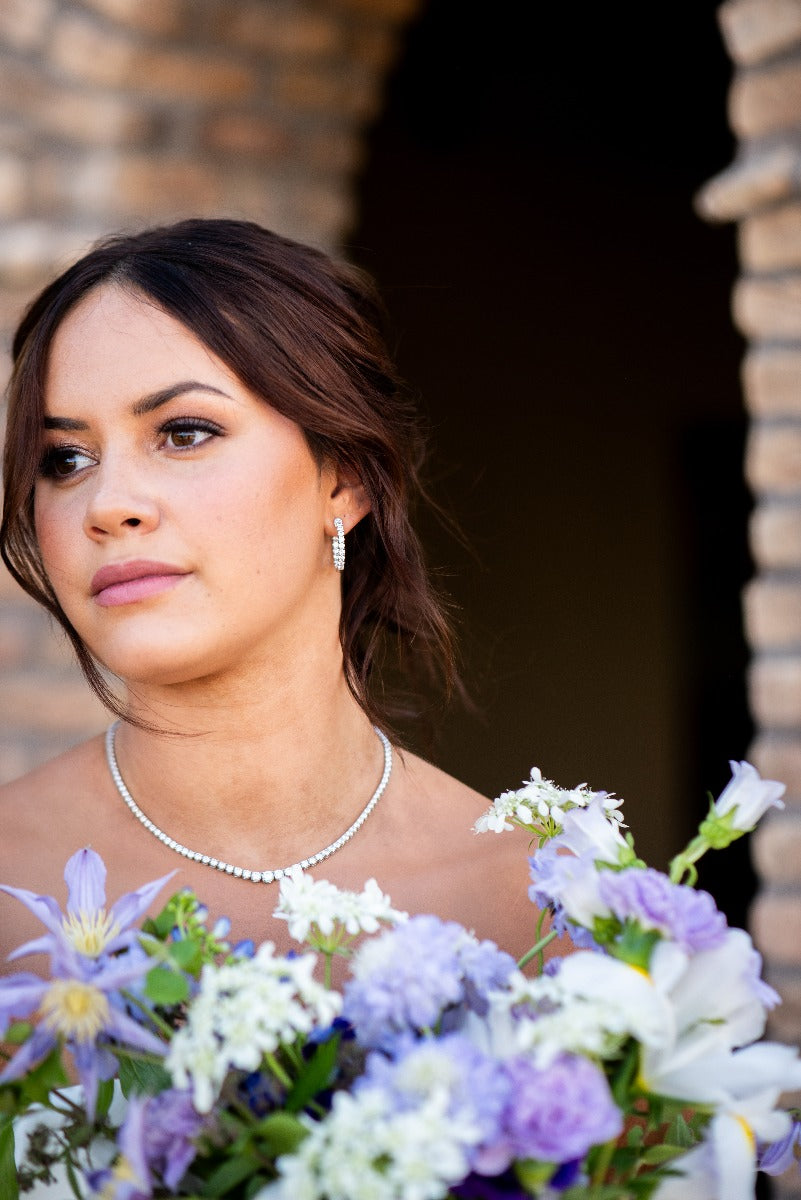 Medium Size Graduated Diamonds Necklace - Elgrissy Diamonds