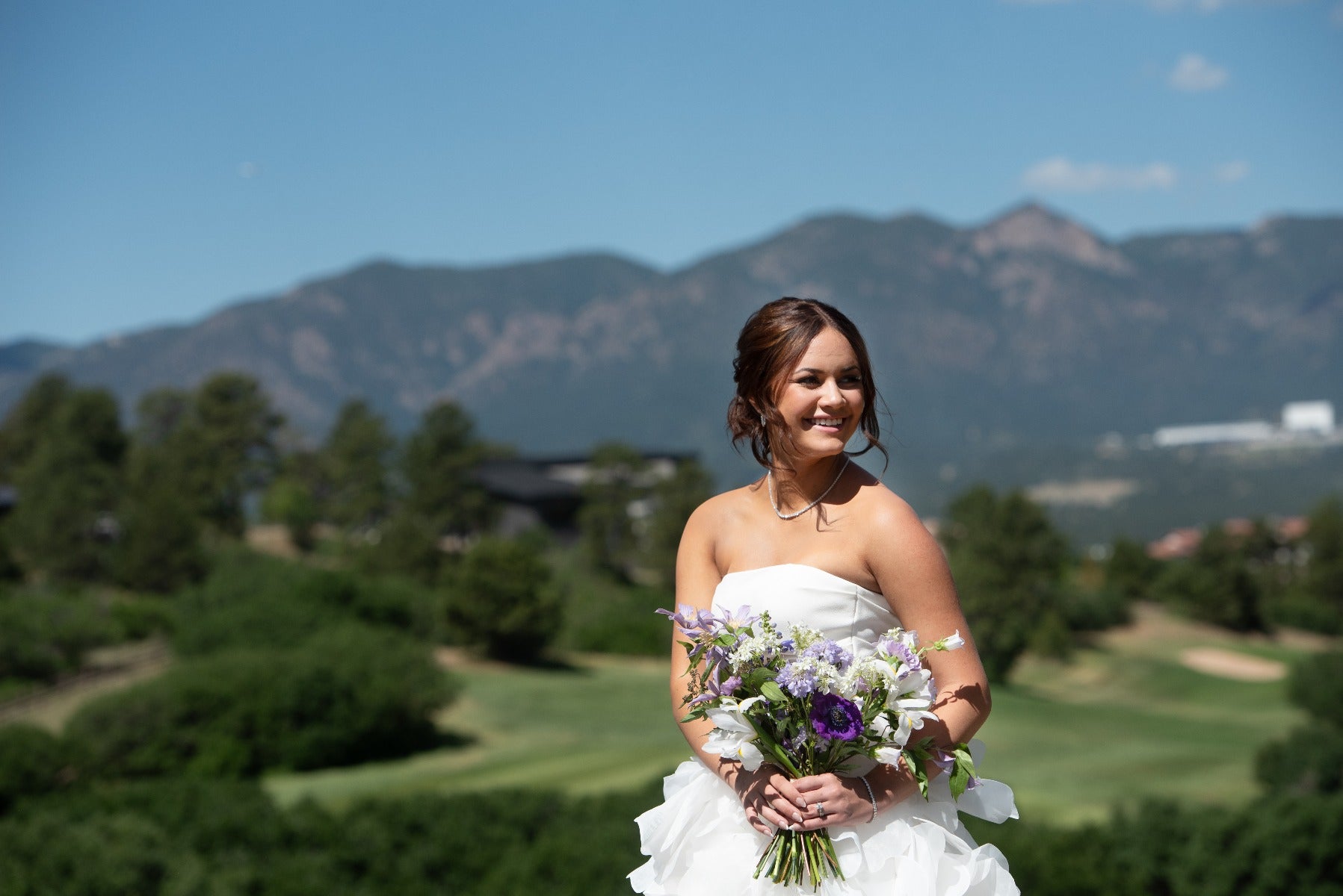 Medium Size Graduated Diamond Tennis Necklace - Elgrissy Diamonds