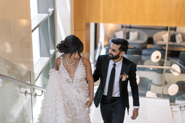 Flower Statement Diamonds Necklace - Elgrissy Diamonds