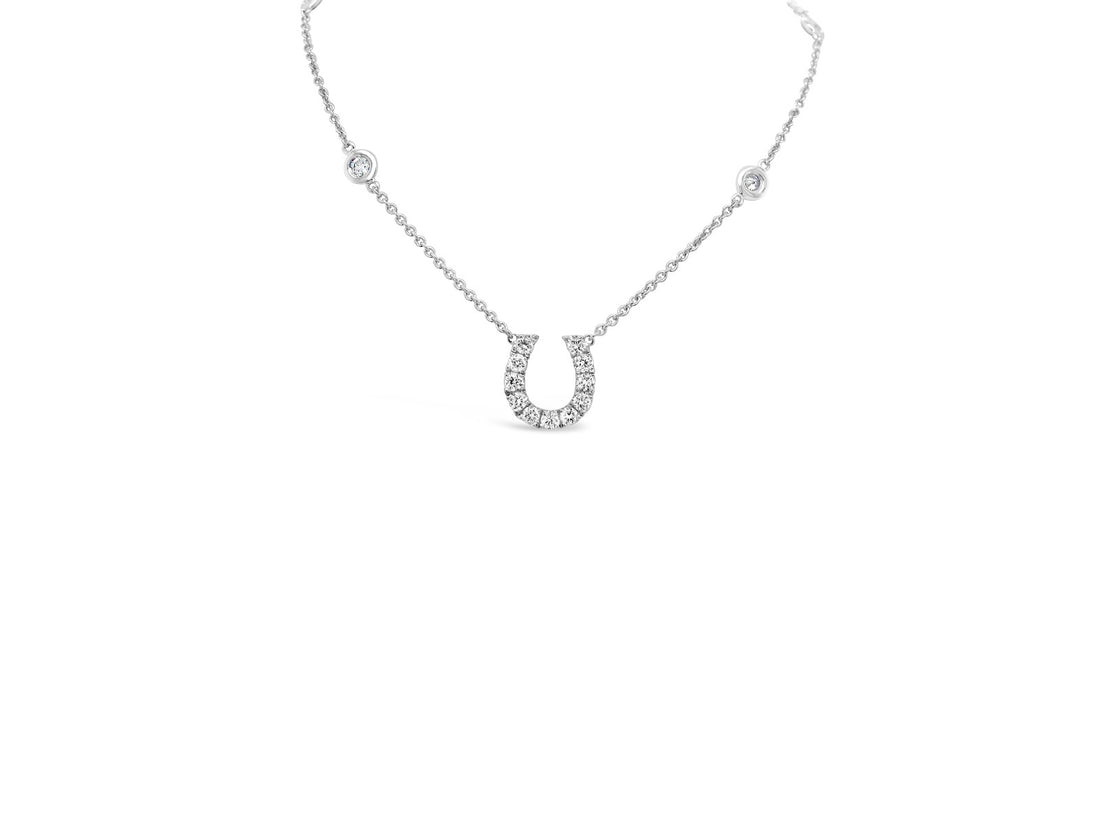 Horseshoe Lucky-Charm Necklace - Elgrissy Diamonds