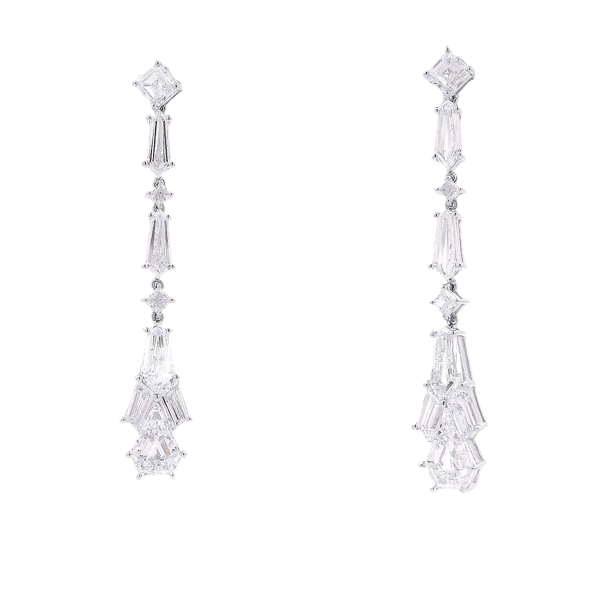 Baguette Diamond Earrings