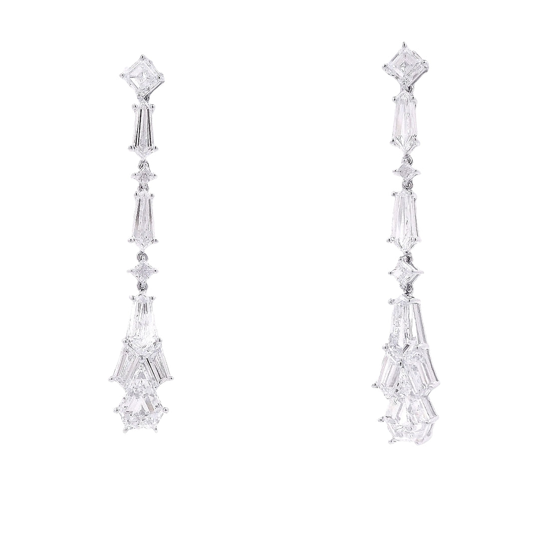 Baguette Diamond Earrings