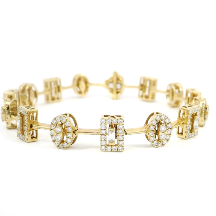 Mixed Shapes Bracelet - Elgrissy Diamonds