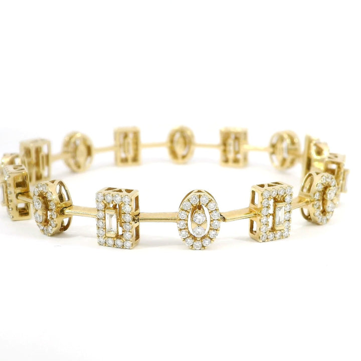 Mixed Shapes Bracelet - Elgrissy Diamonds