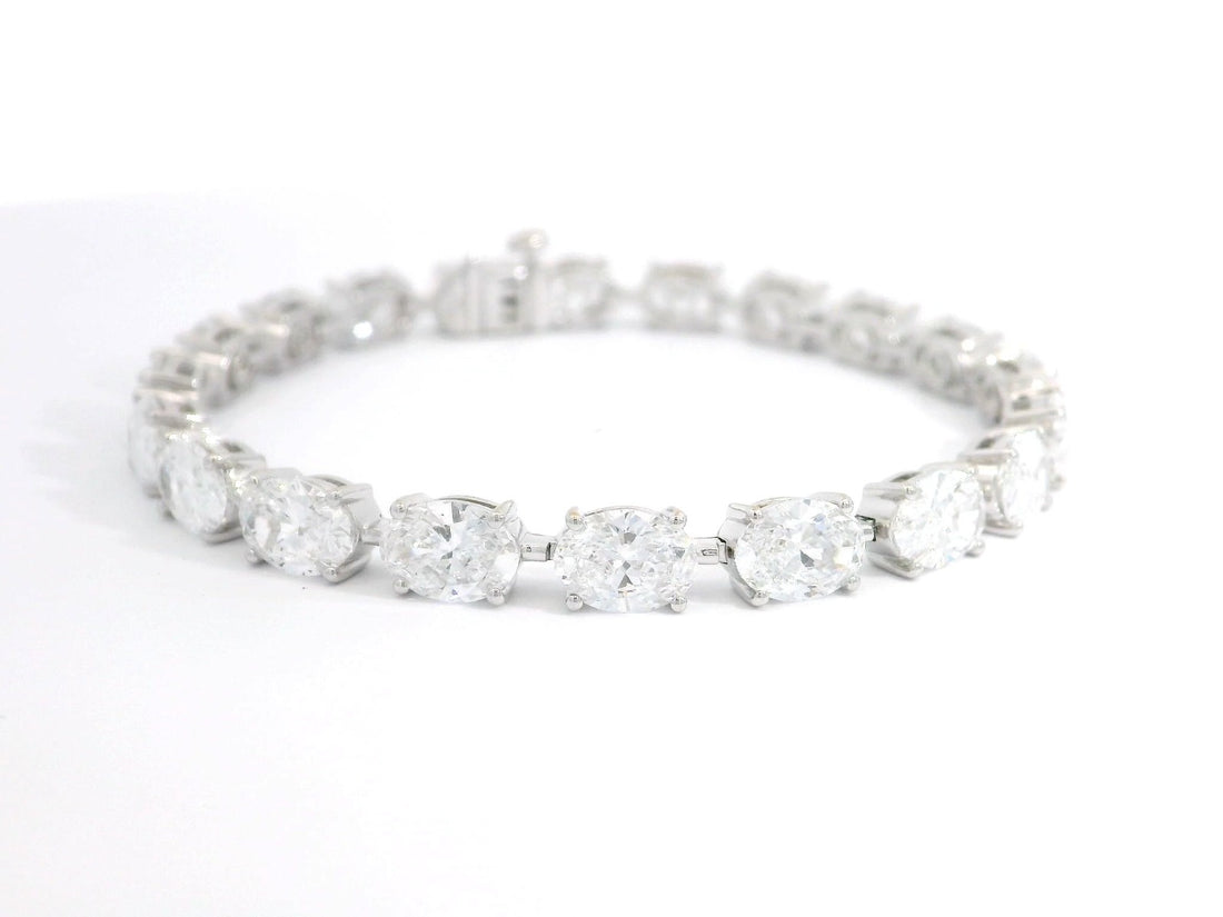 Oval Tennis Bracelet - Elgrissy Diamonds