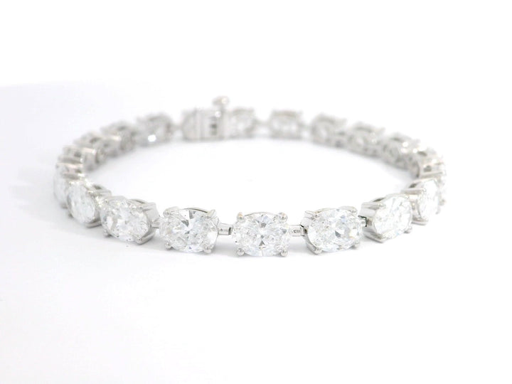 Oval Diamonds Tennis Bracelet - Elgrissy Diamonds