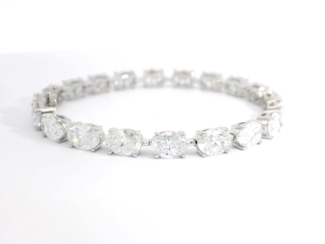 Oval Tennis Bracelet - Elgrissy Diamonds