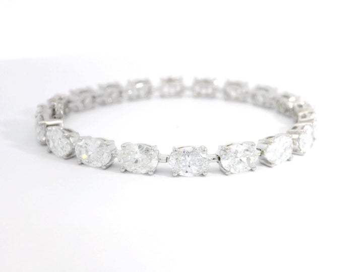 Oval Diamonds Tennis Bracelet - Elgrissy Diamonds