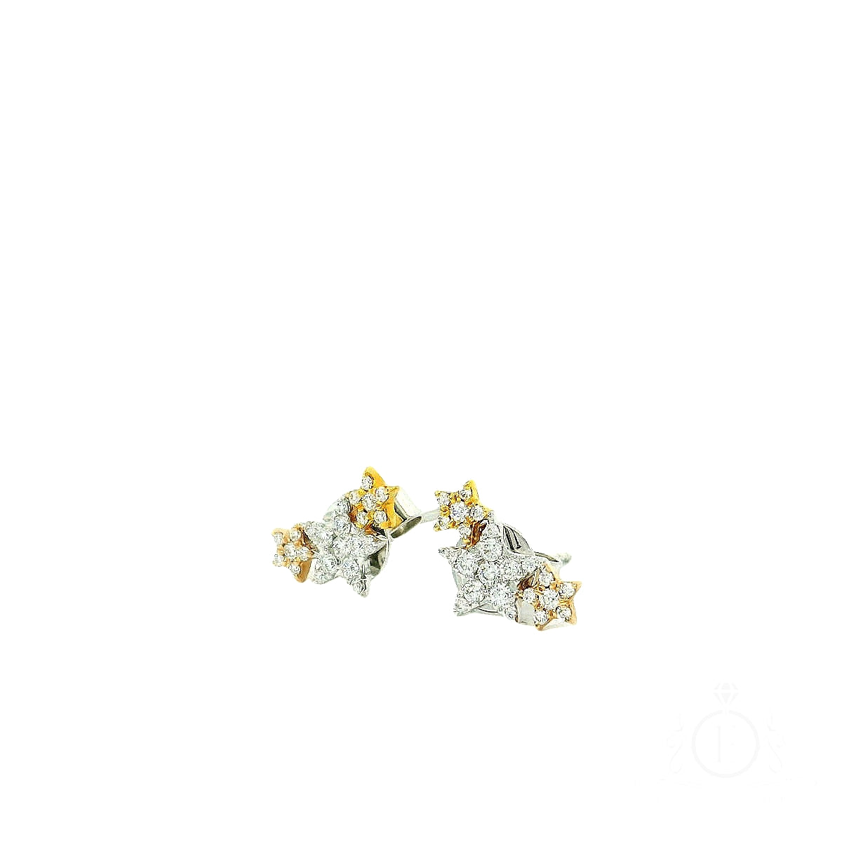 Mixed Metal Starry Night Studs