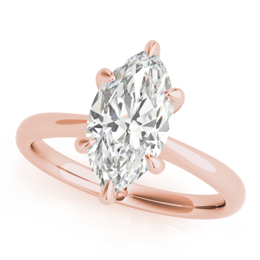Marquise Solitaire Engagement Ring - Elgrissy Diamonds
