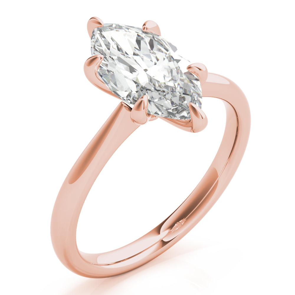Marquise Solitaire Engagement Ring - Elgrissy Diamonds
