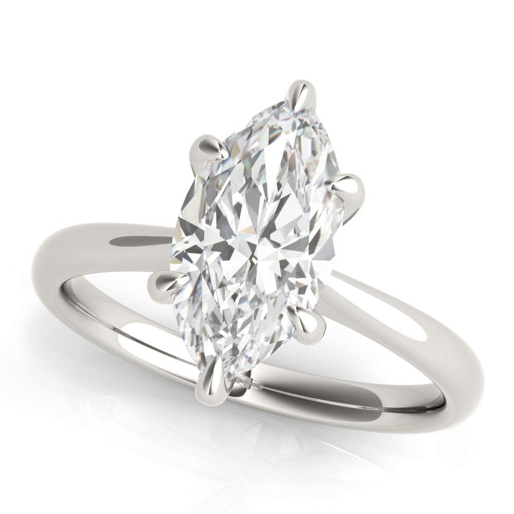 Marquise Solitaire Engagement Ring - Elgrissy Diamonds