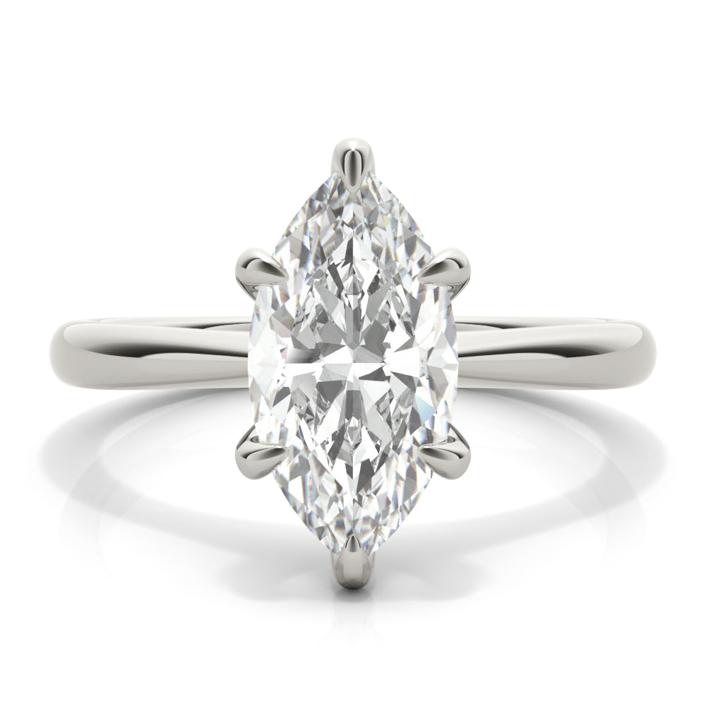 Marquise Solitaire Engagement Ring - Elgrissy Diamonds