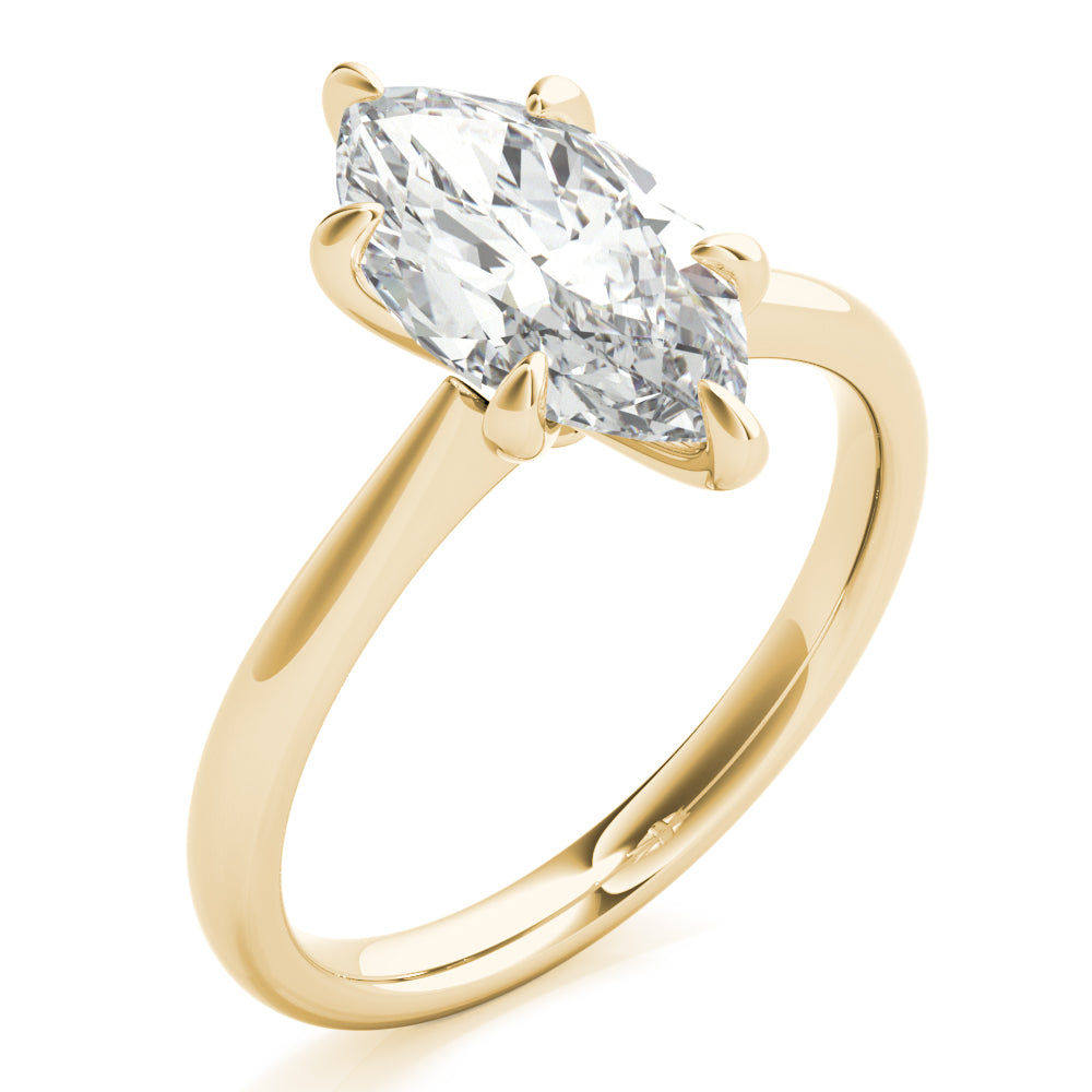 Marquise Solitaire Engagement Ring - Elgrissy Diamonds