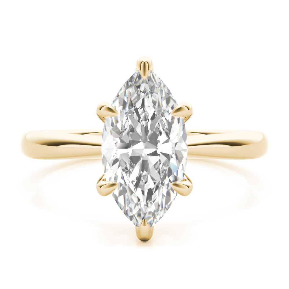 Marquise Solitaire Engagement Ring - Elgrissy Diamonds