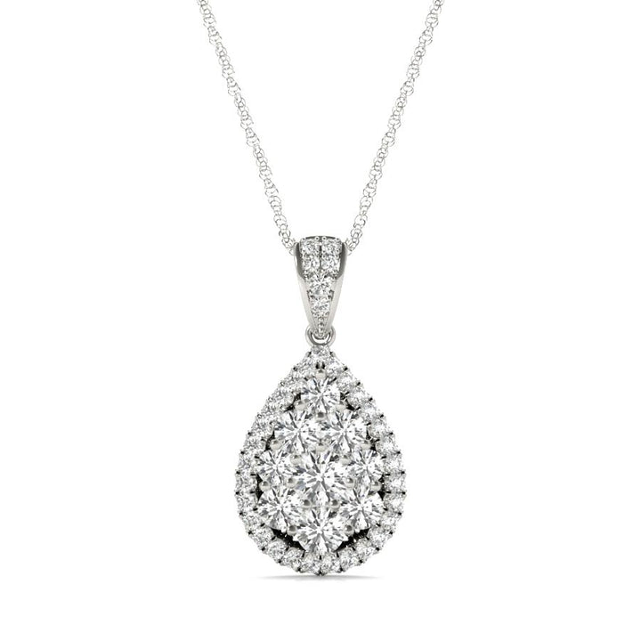 Pear Cluster Pendant - Elgrissy Diamonds