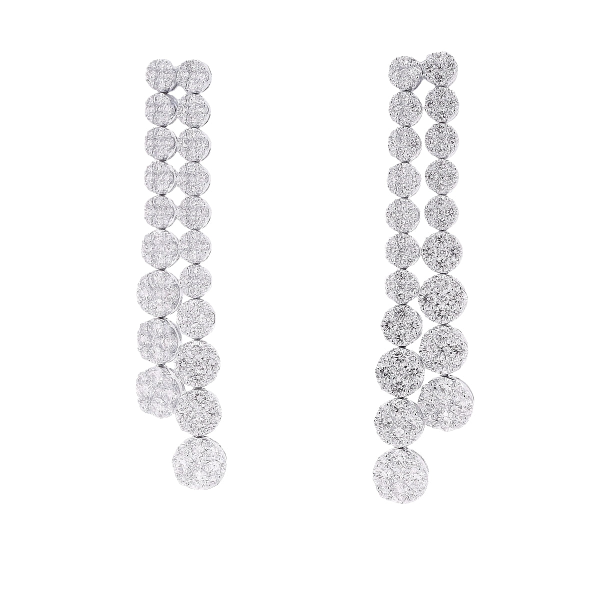 Two Rows Drop Earrings